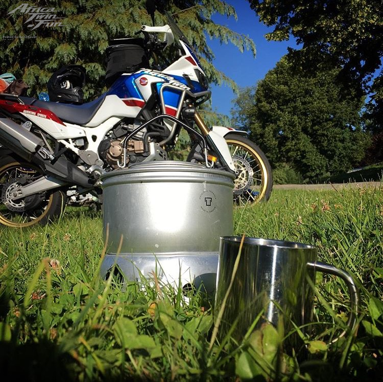 Coffee at camp next to my ATAS